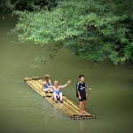 Full Day Zipline Chiang Mai + Elephant Waterfall Walk + Bamboo Rafting + Lunch in Treehouse 