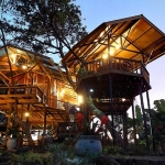 2 Day Luxury Treehouse Good View, 3 Waterfalls walk with elephants, Bamboo Rafting